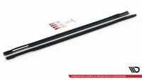 Maxton Design Side skirts extension extension V.3 black gloss - BMW 4 Series M-Package G22