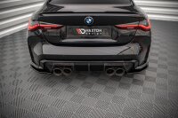 Maxton Design Rear extension Flaps diffuser black gloss - BMW M4 G82