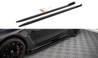 Maxton Design Side skirts extension extension V.1 black...