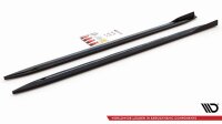 Maxton Design Side skirts extension extension V.1 black gloss - BMW M4 G82