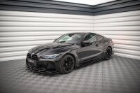 Maxton Design Seitenschweller Ansatz V.2 schwarz Hochglanz - BMW M4 G82