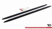 Maxton Design Side skirts extension extension V.2 black gloss - BMW M4 G82