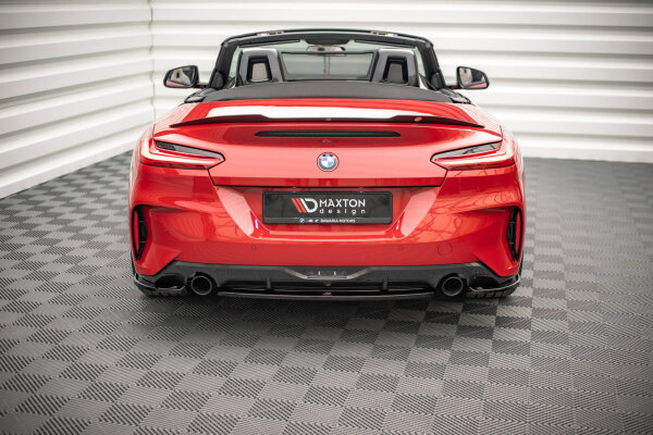 Maxton Design Middle diffuser rear extension black gloss - BMW Z4 M-Package G29