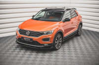 Maxton Design Front extension V.1 black gloss - VW T-Roc MK1