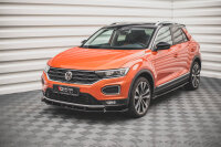 Maxton Design Front extension V.2 black gloss - VW T-Roc MK1