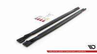 Maxton Design Side skirts extension extension black gloss - VW T-Roc MK1