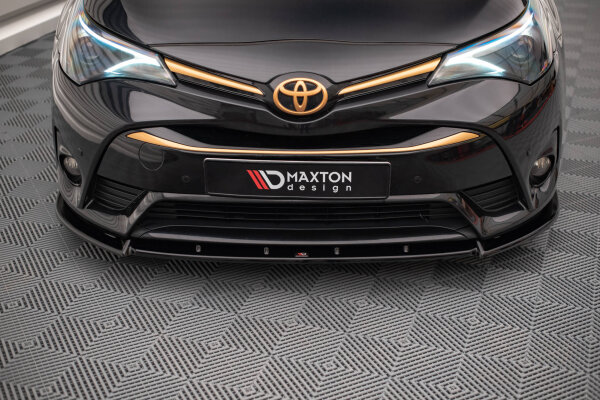 Maxton Design Frontansatz V.1 schwarz Hochglanz - Toyota Avensis MK3 Facelift