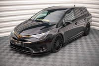 Maxton Design Seitenschweller Ansatz schwarz Hochglanz - Toyota Avensis MK3 Facelift