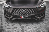 Maxton Design Front extension black gloss - Infiniti Q60...