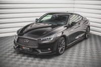 Maxton Design Front extension black gloss - Infiniti Q60 S MK2