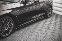 Maxton Design Seitenschweller Ansatz schwarz Hochglanz - Infiniti Q60 S MK2