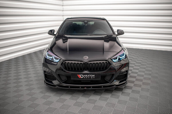 Maxton Design Front extension V.1 black gloss - BMW 2 Gran Coupe M-Package / M235i F44