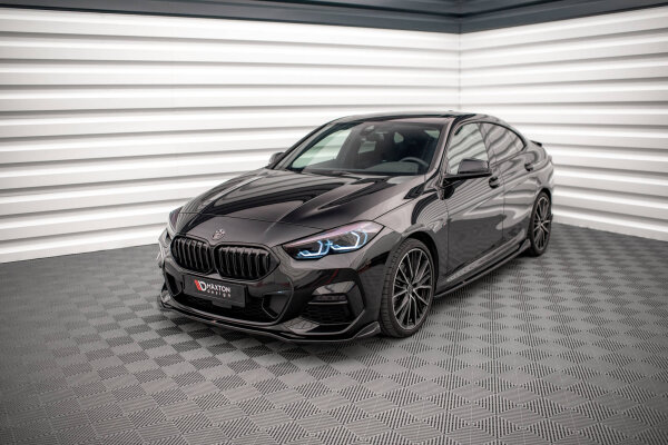 Maxton Design Front extension V.3 black gloss - BMW 2 Gran Coupe M-Package / M235i F44