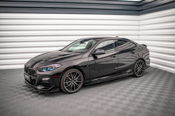 Maxton Design Side skirts extension extension V.2 black gloss - BMW 2 Gran Coupe M-Package / M235i F44