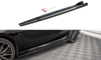 Maxton Design Side skirts extension extension V.2 black...