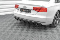 Maxton Design Diffuser rear extension black gloss - Audi...