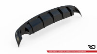 Maxton Design Diffuser rear extension black gloss - Audi A8 D4