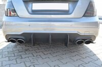 Maxton Design Diffuser rear extension for Rear bumper V.2 - Mercedes C W204 AMG-Line (Facelift)