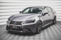 Maxton Design Front extension V.1 black gloss - Lexus GS F Sport MK4 (L10)