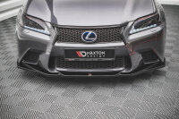 Maxton Design Front extension V.2 black gloss - Lexus GS F Sport MK4 (L10)