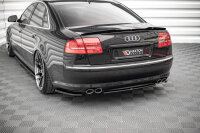 Maxton Design Middle diffuser rear extension black gloss - Audi S8 D3