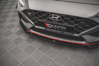 Maxton Design Front extension + Flaps V.1 - Hyundai i30 N Hatchback/Fastback MK3 Facelift