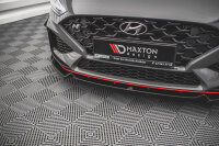 Maxton Design Front extension V.2 black gloss - Hyundai I30 N Hatchback/Fastback MK3 Facelift