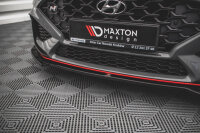 Maxton Design Front extension V.3 black gloss - Hyundai I30 N Hatchback/Fastback MK3 Facelift