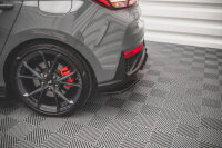 Maxton Design Heckansatz Flaps Diffusor V.2 schwarz Hochglanz - Hyundai I30 N Hatchback MK3 Facelift