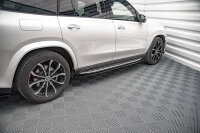 Maxton Design Side skirts extension extension black gloss - Mercedes GLS AMG-Line X167