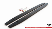 Maxton Design Side skirts extension extension black gloss - Mercedes GLS AMG-Line X167