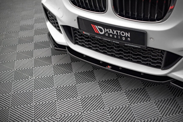 Maxton Design Front extension V.1 black gloss - BMW X1 M-Package F48