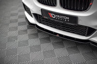 Maxton Design Front extension V.1 black gloss - BMW X1...