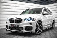 Maxton Design Front extension V.2 black gloss - BMW X1 M-Package F48