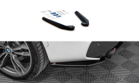 Maxton Design Heckansatz Flaps Diffusor schwarz Hochglanz - BMW X1 M-Paket F48