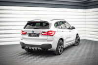 Maxton Design Seitenschweller Ansatz schwarz Hochglanz - BMW X1 M-Paket F48