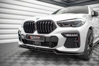 Maxton Design Front extension V.2 black gloss - BMW X6 M-Package G06