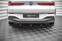 Maxton Design Middle diffuser rear extension DTM Look black gloss - BMW X6 M-Package G06