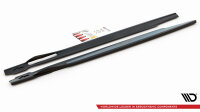 Maxton Design Side skirts extension extension black gloss - BMW X6 M-Package G06