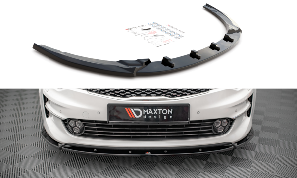 Maxton Design Frontansatz V.1 schwarz Hochglanz - Kia Optima MK4
