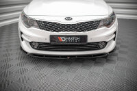 Maxton Design Front extension V.1 black gloss - Kia Optima MK4