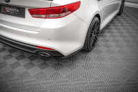 Maxton Design Heckansatz Flaps Diffusor schwarz Hochglanz - Kia Optima MK4