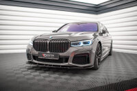 Maxton Design Front extension V.1 black gloss - BMW 7 G11 M-Package Facelift