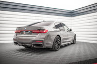 Maxton Design Mittlerer Diffusor Heckansatz DTM Look schwarz Hochglanz - BMW 7 M-Paket G11 Facelift