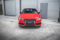 Maxton Design Front extension V.2 black gloss - Audi S3 /...