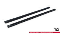 Maxton Design Side skirts extension extension black gloss - Audi SQ7 /Q7 S-Line MK2 (4M) Facelift
