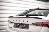 Maxton Design Spoiler Cap schwarz Hochglanz - Skoda Octavia Liftback MK4