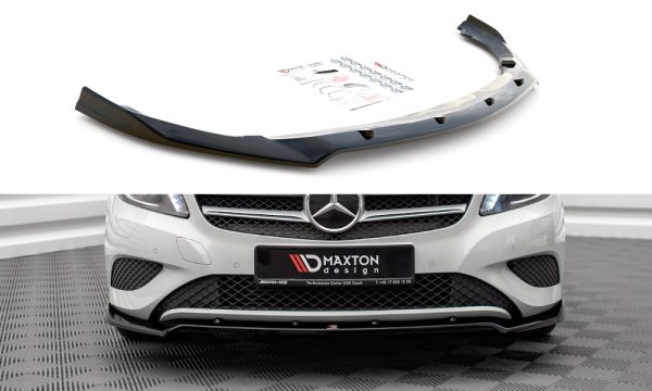 Maxton Design Front extension V.2 black gloss - Mercedes A W176
