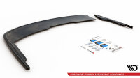 Maxton Design Heckansatz Flaps Diffusor schwarz Hochglanz - Audi A4 Avant B9