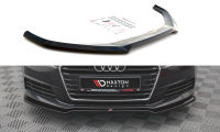 Maxton Design Front extension V.2 black gloss - Audi A4 B9